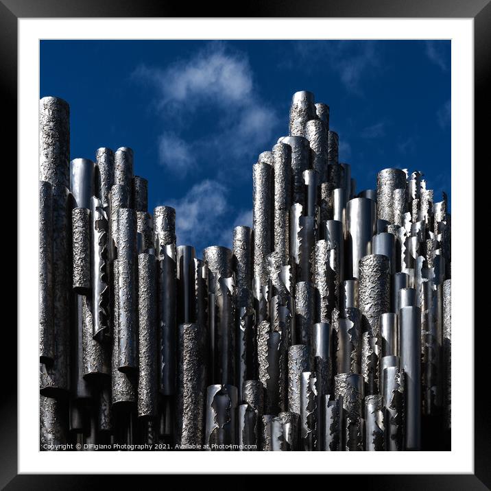 The Sibelius Monument Framed Mounted Print by DiFigiano Photography