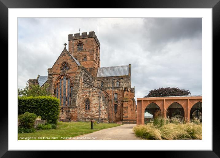 Carlisle Cathedral Framed Mounted Print by Jim Monk