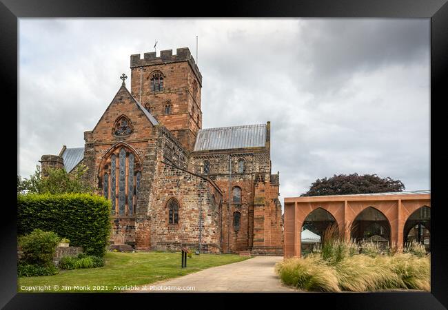 Carlisle Cathedral Framed Print by Jim Monk