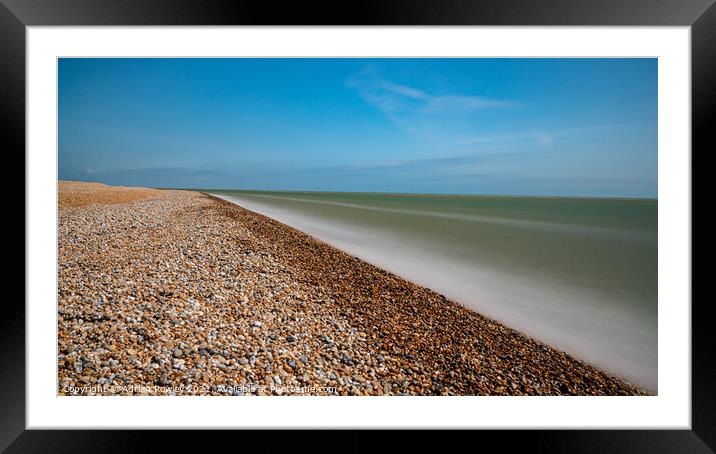 Dungeness Beach Framed Mounted Print by Adrian Rowley