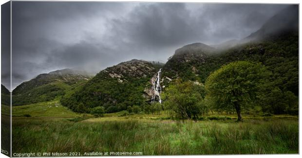 Steall Falls Canvas Print by Phil Nilsson