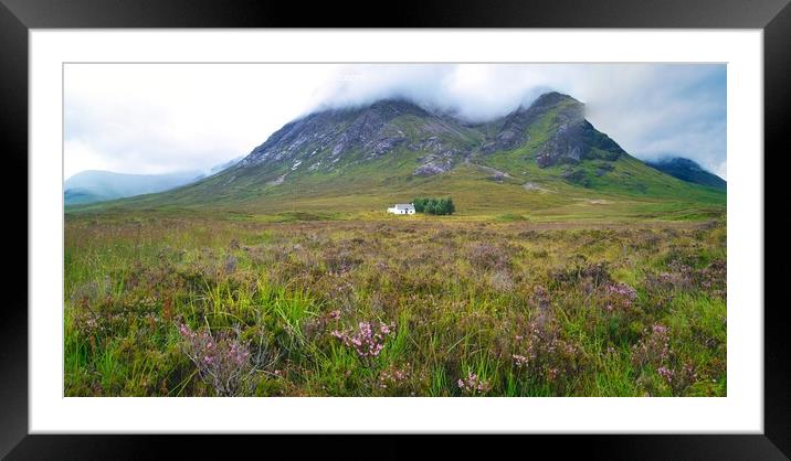 Lagangarbh Hut Glen Coe Scotland Framed Mounted Print by Navin Mistry
