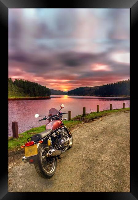 Howden Reservoir  Framed Print by Alison Chambers