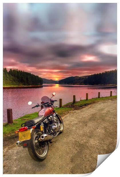 Howden Reservoir  Print by Alison Chambers