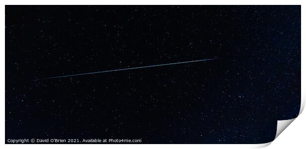 Shooting Star Print by David O'Brien