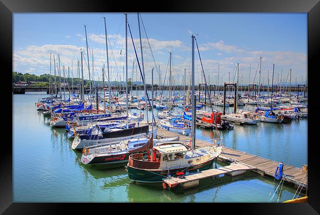 Port Edgar Marina Framed Print by Tom Gomez