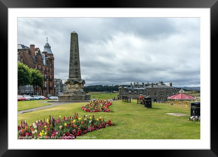 Martyrs’ Memorial in St Andrews Framed Mounted Print by Jim Monk