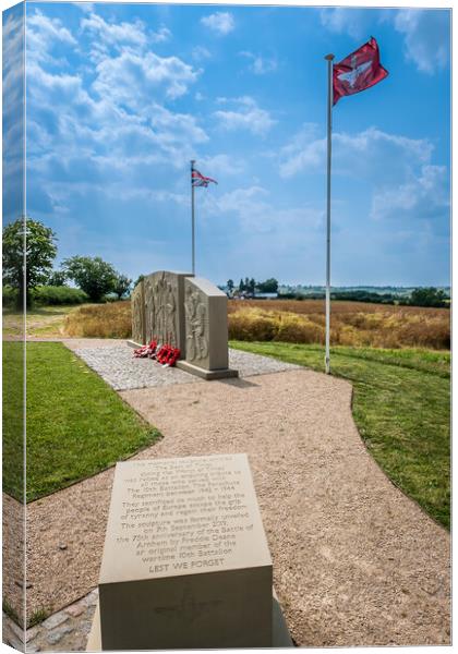 Memorial to the 10th  Canvas Print by Bill Allsopp