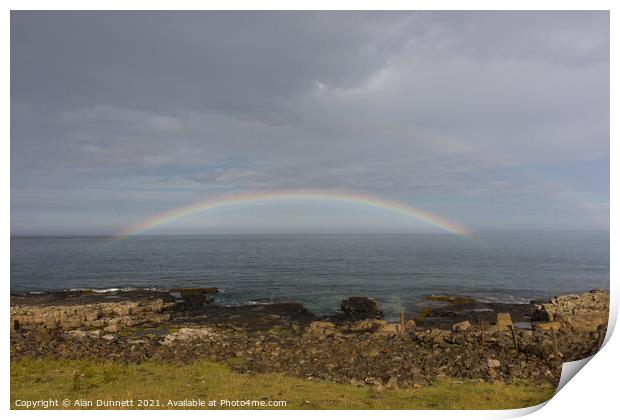 Little rainbow Print by Alan Dunnett