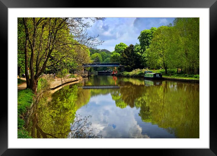 Sprotbrough Canal  Framed Mounted Print by Darren Galpin