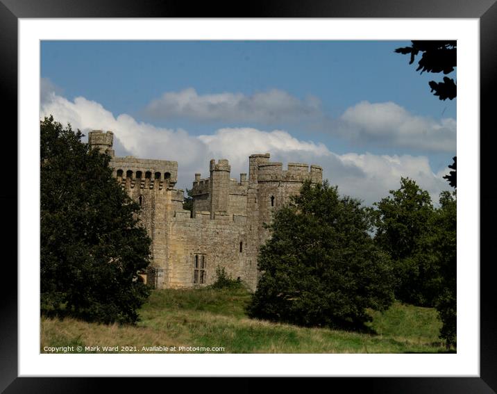 Bodiam Castle in Sussex. Framed Mounted Print by Mark Ward