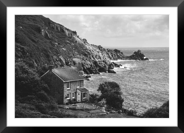 Lamorna Cove, Cornwall.  Framed Mounted Print by Dave Henderson