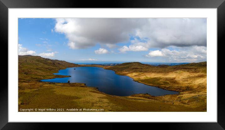 Devoke Water, Lake District Framed Mounted Print by Nigel Wilkins