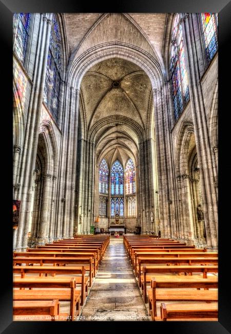Troyes Cathedral        Framed Print by David Pyatt