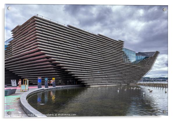  V&A in Dundee Acrylic by Jim Monk