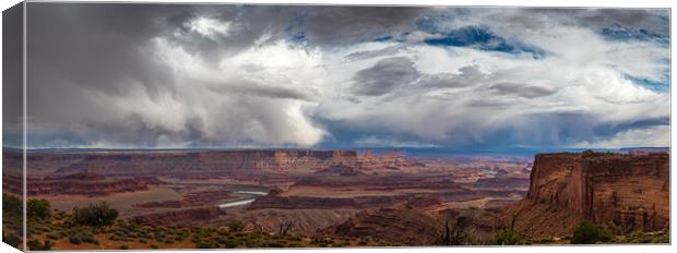 Dead Horse Panorama Canvas Print by Gareth Burge Photography