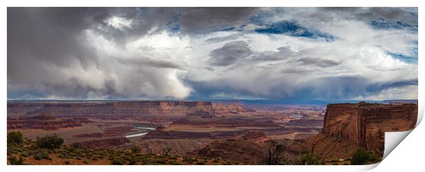 Dead Horse Panorama Print by Gareth Burge Photography