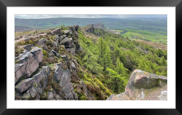 The roaches Peak District  Framed Mounted Print by Daryl Pritchard videos