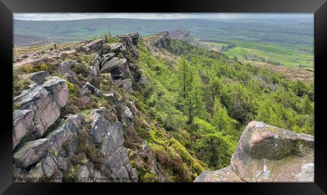 The roaches Peak District  Framed Print by Daryl Pritchard videos