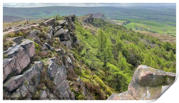 The roaches Peak District  Print by Daryl Pritchard videos