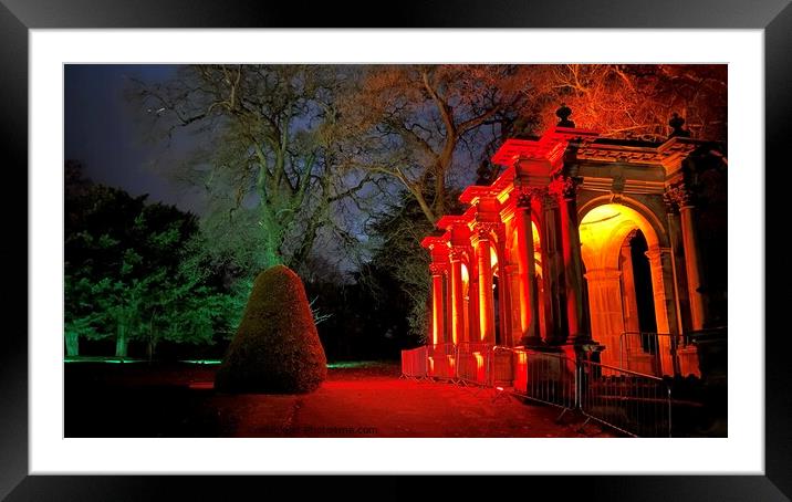 Trentham gardens Christmas  Framed Mounted Print by Daryl Pritchard videos