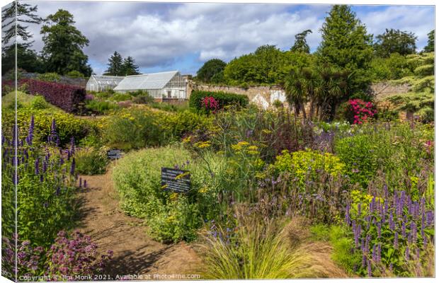 Cambo Gardens, Kingdom Of Fife Canvas Print by Jim Monk