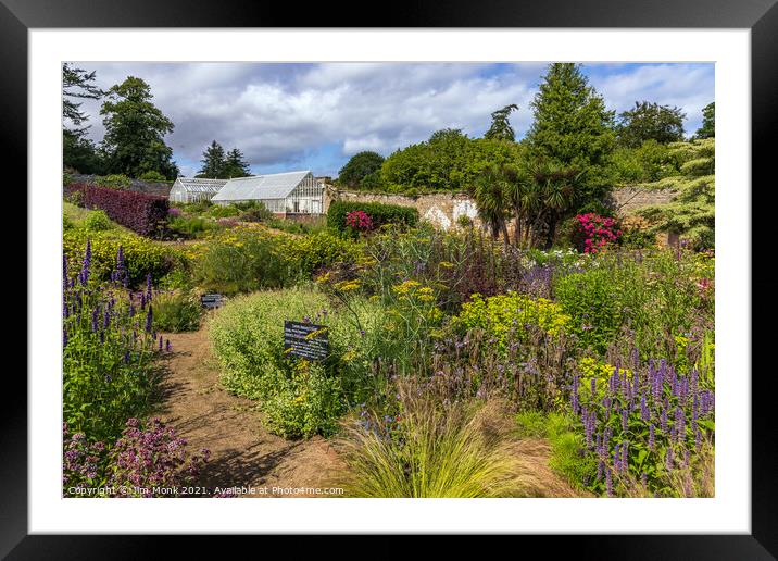 Cambo Gardens, Kingdom Of Fife Framed Mounted Print by Jim Monk