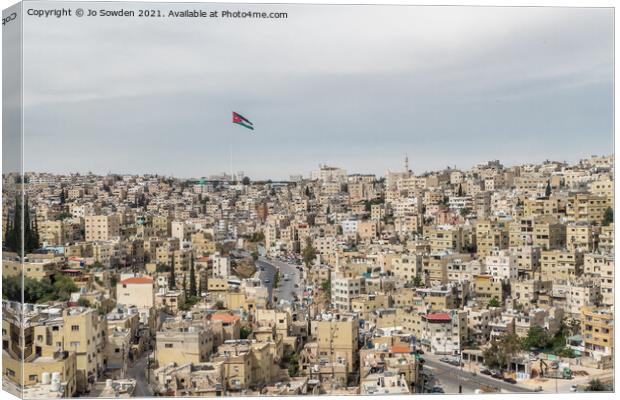 Amman, Jordan Canvas Print by Jo Sowden