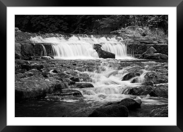 Close to the weir Framed Mounted Print by David McCulloch