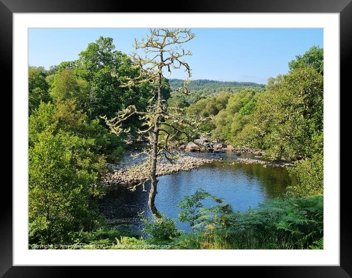 Loch Ness Beauty Spot Framed Mounted Print by Amy Winstanley