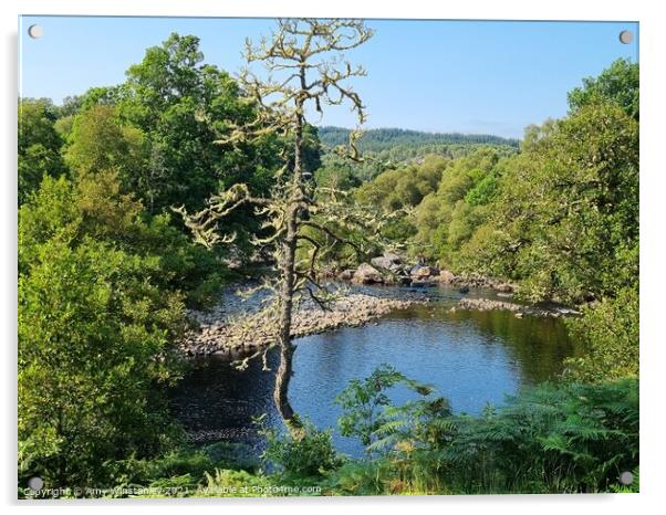 Loch Ness Beauty Spot Acrylic by Amy Winstanley