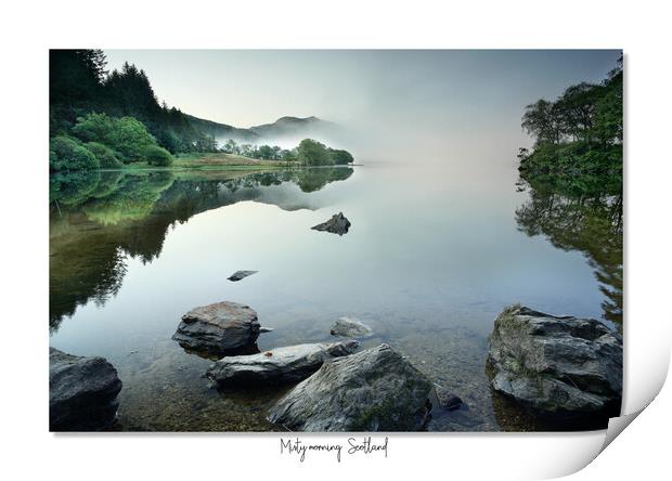 Misty morning Scotland Print by JC studios LRPS ARPS