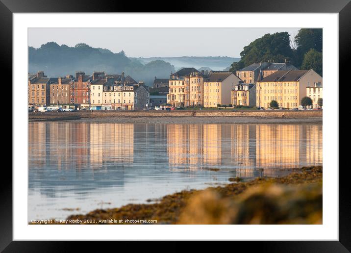 Rothesay reflections, Isle of Bute Framed Mounted Print by Kay Roxby