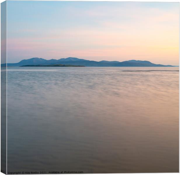 Ettrick Bay sunset Canvas Print by Kay Roxby
