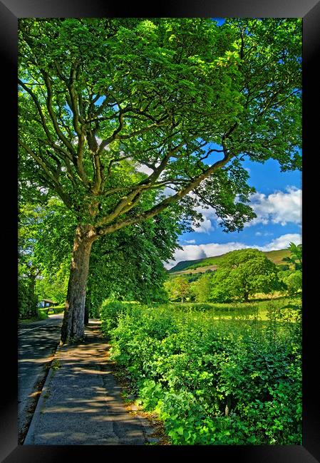 Bamford Countryside Framed Print by Darren Galpin