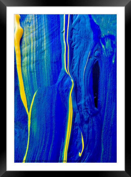 Abstract 2021 84 Framed Mounted Print by Stephanie Moore