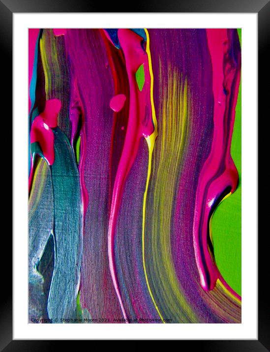 Abstract 2021 82 Framed Mounted Print by Stephanie Moore