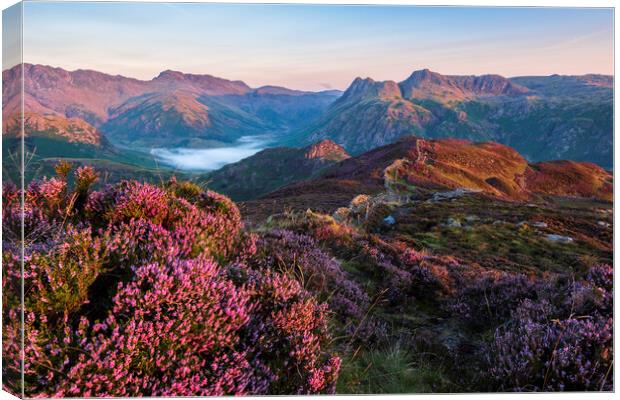 The Cumbrian Mountains Canvas Print by John Finney