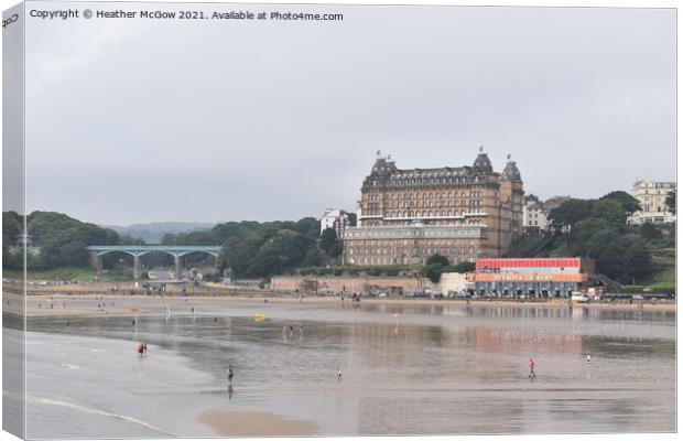 The Grand at Scarborough Canvas Print by Heather McGow