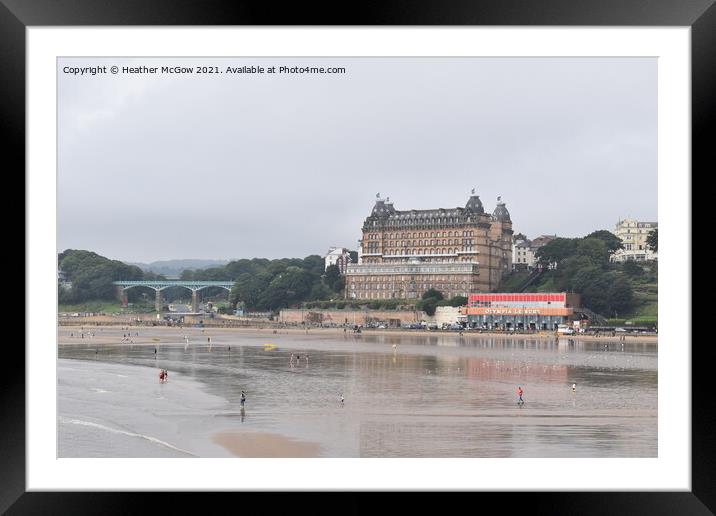 The Grand at Scarborough Framed Mounted Print by Heather McGow
