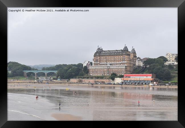 The Grand at Scarborough Framed Print by Heather McGow