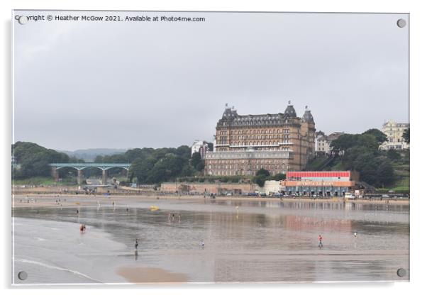 The Grand at Scarborough Acrylic by Heather McGow