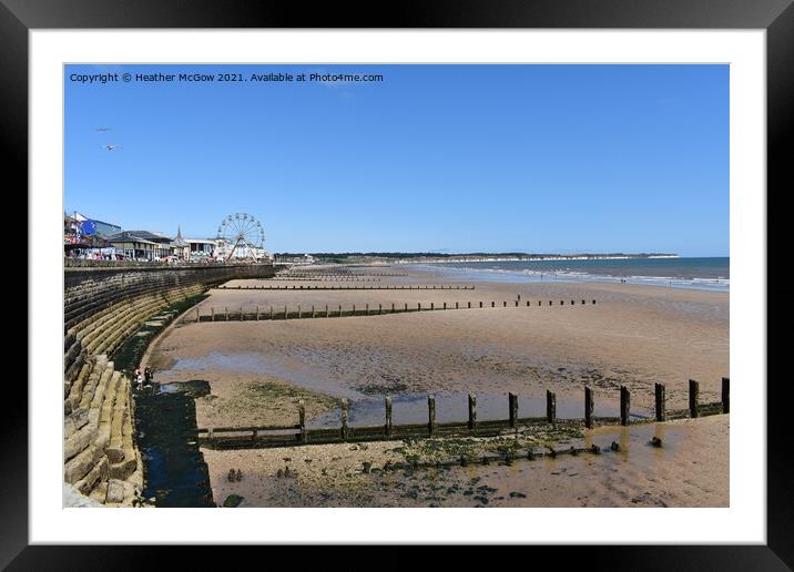 Bridlington North Shore Framed Mounted Print by Heather McGow