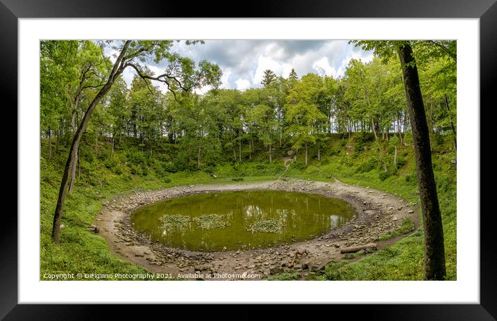 Kaali Crater Lake Framed Mounted Print by DiFigiano Photography
