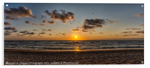 Juodkrante Sunset Acrylic by DiFigiano Photography