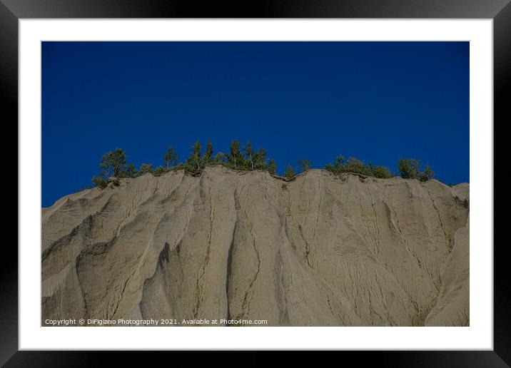 Limestone Cliffs Framed Mounted Print by DiFigiano Photography