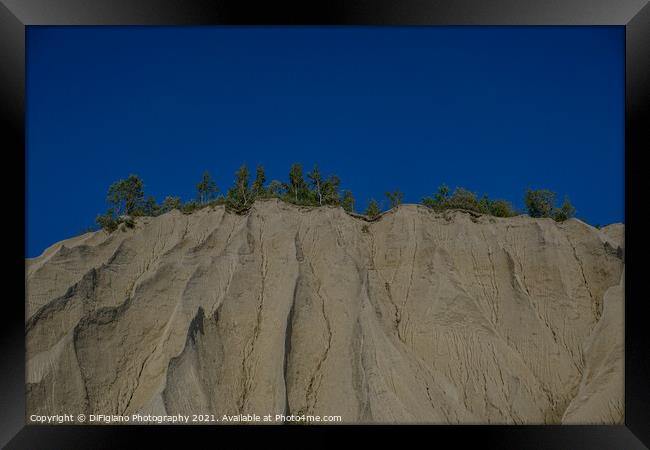 Limestone Cliffs Framed Print by DiFigiano Photography