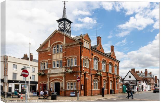 The Town Hall, Thame,  Canvas Print by Kevin Hellon