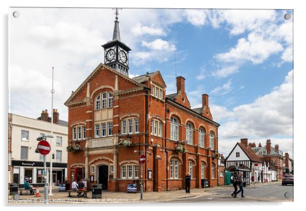 The Town Hall, Thame,  Acrylic by Kevin Hellon