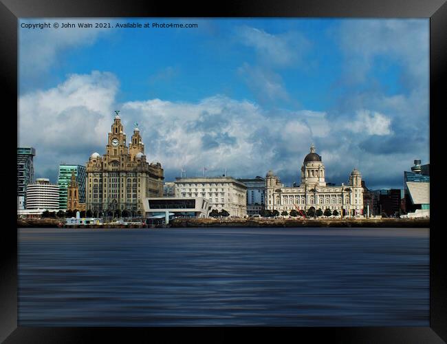 Three Graces (Digital Art) Framed Print by John Wain